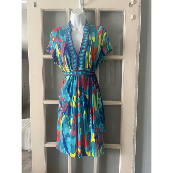 Trina‎ Turk Multicolored Dress - Picture 1 of 7
